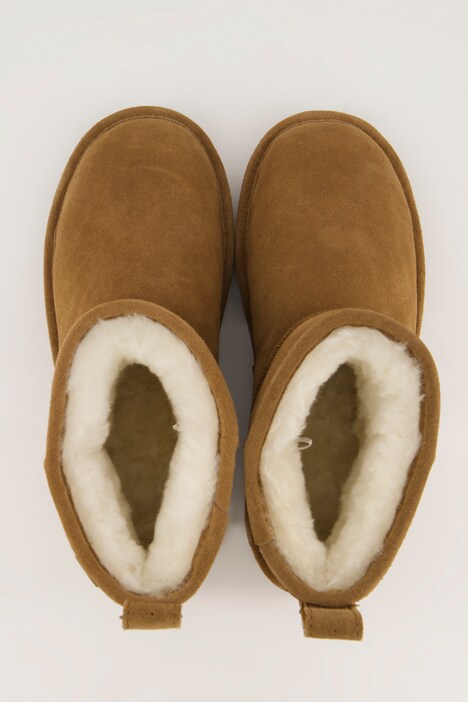 Bottines en cuir d'agneau Axelda, cuir suédé, largeur H