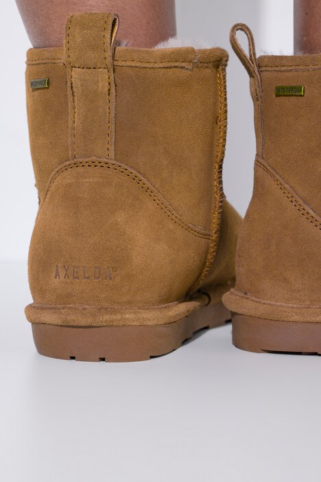 Bottines en cuir d'agneau Axelda, cuir suédé, largeur H