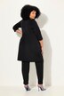 Longshirt, A-Linie, Tunika-Ausschnitt, 3/4-Arm, Taschen
