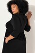 Longshirt, A-Linie, Tunika-Ausschnitt, 3/4-Arm, Taschen