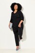 Longshirt, A-Linie, Tunika-Ausschnitt, 3/4-Arm, Taschen