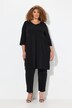 Longshirt, A-Linie, Tunika-Ausschnitt, 3/4-Arm, Taschen