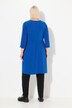 Longshirt, A-form, tunika-udskæring, 3/4-ærmer, lommer