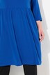Longshirt, A-form, tunika-udskæring, 3/4-ærmer, lommer