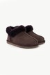 Chaussures en cuir suédé d'agneau, doublure en peau d'agneau