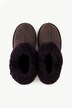 Chaussures en cuir suédé d'agneau, doublure en peau d'agneau