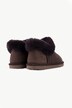 Chaussures en cuir suédé d'agneau, doublure en peau d'agneau