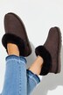 Chaussures en cuir suédé d'agneau, doublure en peau d'agneau