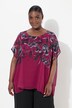 Layered Floral Chiffon Blouse