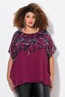 Layered Floral Chiffon Blouse