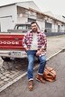 Chemise en flanelle à carreaux John F. Gee, manches longues et col Kent, coupe Modern Fit - jusqu'au 8 XL