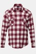 Chemise en flanelle à carreaux John F. Gee, manches longues et col Kent, coupe Modern Fit - jusqu'au 8 XL