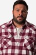 Chemise en flanelle à carreaux John F. Gee, manches longues et col Kent, coupe Modern Fit - jusqu'au 8 XL