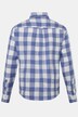 John F. Gee camisa de franela con cuadros, manga larga, cuello kent, Modern Fit, hasta la 8 XL