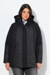 Veste matelassée Softshell à capuche, matière résistante aux intempéries, coupe évasée