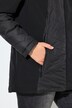 Veste matelassée Softshell à capuche, matière résistante aux intempéries, coupe évasée