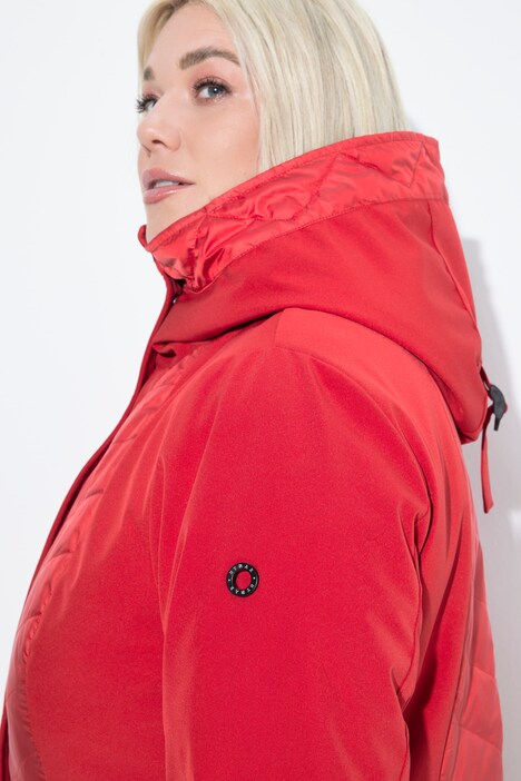 HYPRAR Softshell-Steppjacke, A-Linie, Kapuze, Wetterfunktion