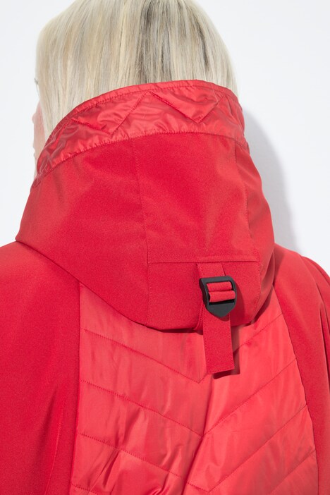 HYPRAR Softshell-Steppjacke, A-Linie, Kapuze, Wetterfunktion
