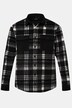 Men+ ternet fleece-overshirt, lange ærmer, Kent-krave, op til str. 8 XL