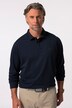 Boston Park poloskjorte, lange ermer, skjult button-down-krage, opptil 84/86