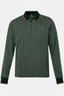Boston Park poloshirt, lange ærmer, mønstret piqué, op til str. 84/86