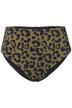 Bikiny kalhotky, leopardí vzor, vysoký pas