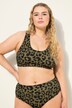 Bikinibroekje, luipaard, high waist