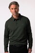 Boston Park poloshirt, lange ærmer, minimal-mønster, op til str. 84/86