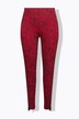 Legging à jambe slim et taille élastique, impression en dentelle