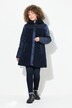 Veste à capuche, tissu matelassé/polaire bouclée, poches zippées
