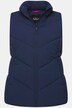 Quiltet vest, ståkrave, lynlåslommer, ærmeløs