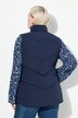 Quiltet vest, ståkrave, lynlåslommer, ærmeløs