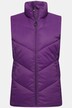 Doorgestikte bodywarmer, opstaande kraag, ritszakken, mouwloos