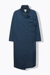 Lang bluse, omslagslook, begerkrage, lange ermer