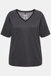 T-shirt de sport, séchage rapide, col en V et manches courtes
