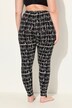 Leggings, grafisk print, slank, elastisk linning