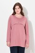 Shirt, gelaagde look, ronde hals, lange mouw, biologische katoen