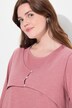 Shirt, gelaagde look, ronde hals, lange mouw, biologische katoen