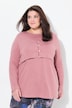 Shirt, gelaagde look, ronde hals, lange mouw, biologische katoen
