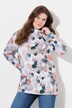 T-shirt long en coton bio, avec manches longues et col montant, ligne en A