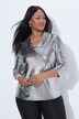 Maglia classica con inserto a goccia e maniche a 3/4