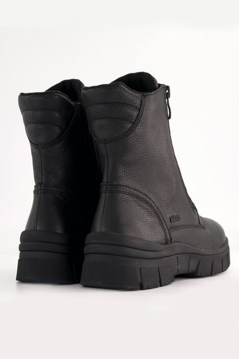 Caprice functionele leren enkellaarsjes, teddyvoering, wijdte G