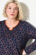 Bigshirts, 2-pak, stjerner, tensfarvetka-udskæring, langærmet