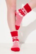 Chaussettes cocooning, motif esprit de Noël, bords-côtes