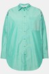 Camisa oversize, rayas, cuello camisero, manga larga