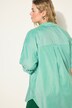 Camisa oversize, rayas, cuello camisero, manga larga