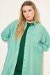 Camisa oversize, rayas, cuello camisero, manga larga