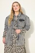 Chemise en jean oversized au look vintage, manches longues