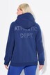 Hoodie-jack, geweven inzetstukken, capuchon, tweewegrits