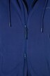 Hoodie-jack, geweven inzetstukken, capuchon, tweewegrits